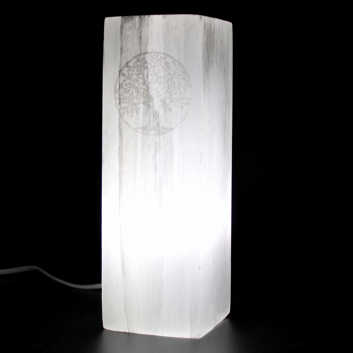Selenite Lamp